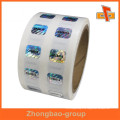 Guangzhou Hersteller Großhandel wasserdicht Anti-Fälschung gedruckt benutzerdefinierte Hologramm dvd Sicherheit Etikett